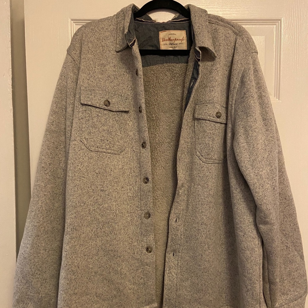 Gray Shirt Jacket